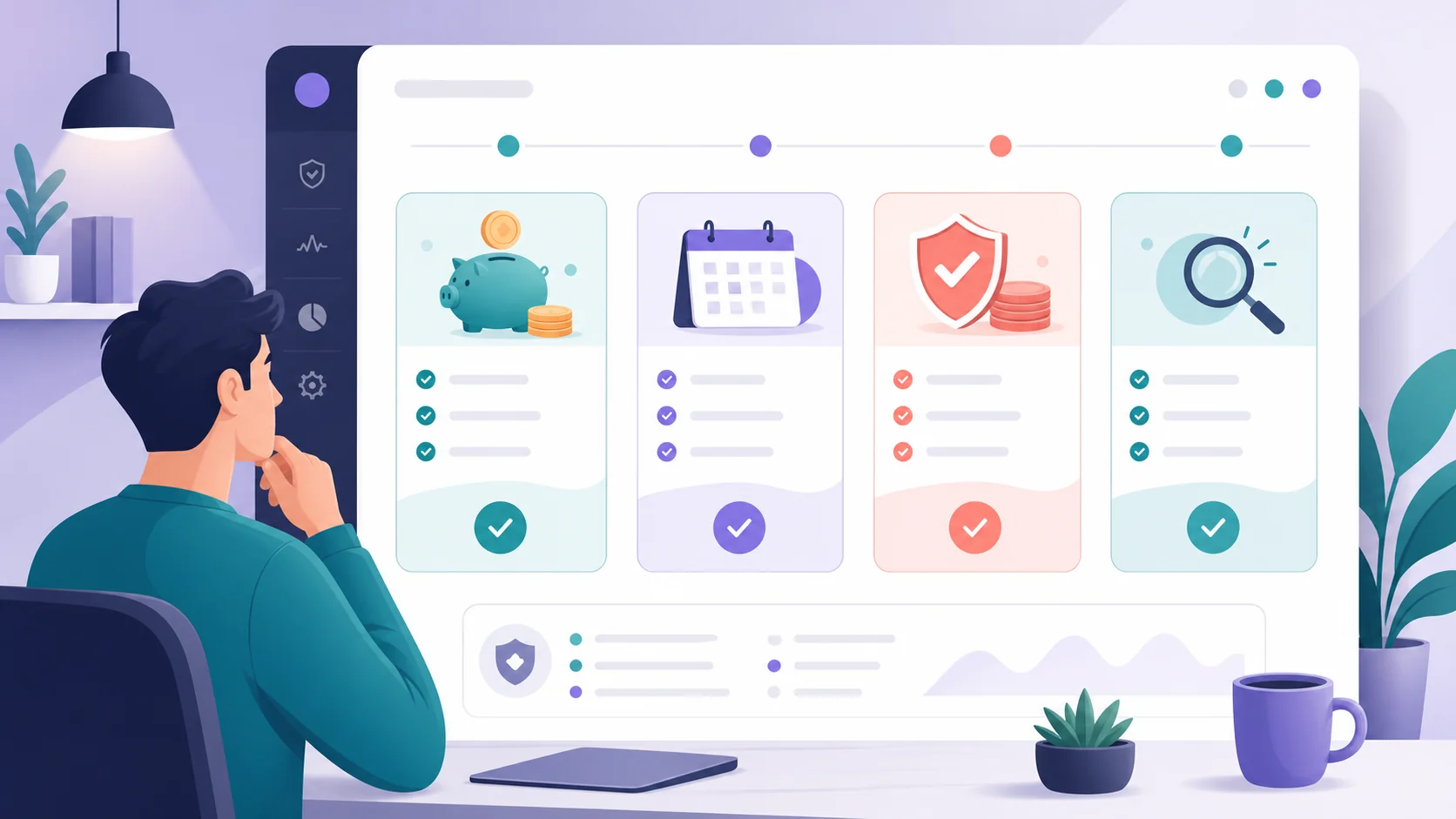 A price comparison board for Android keylogger apps with budget, mid-range, and premium tiers