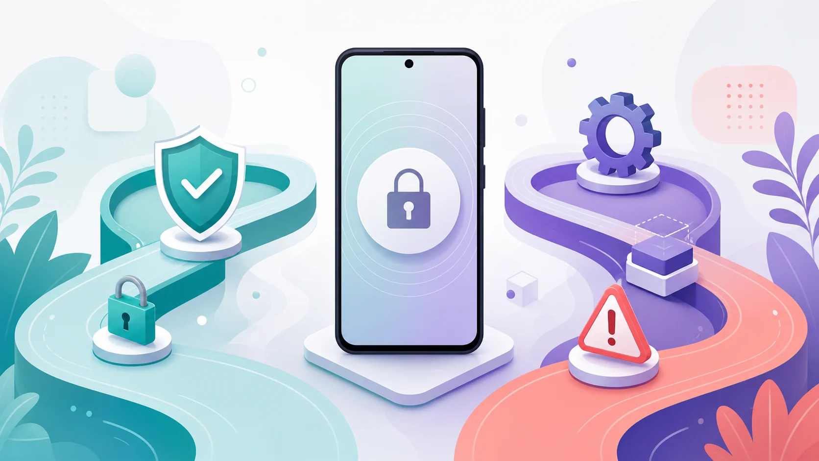 No-root permissions and root access decision path