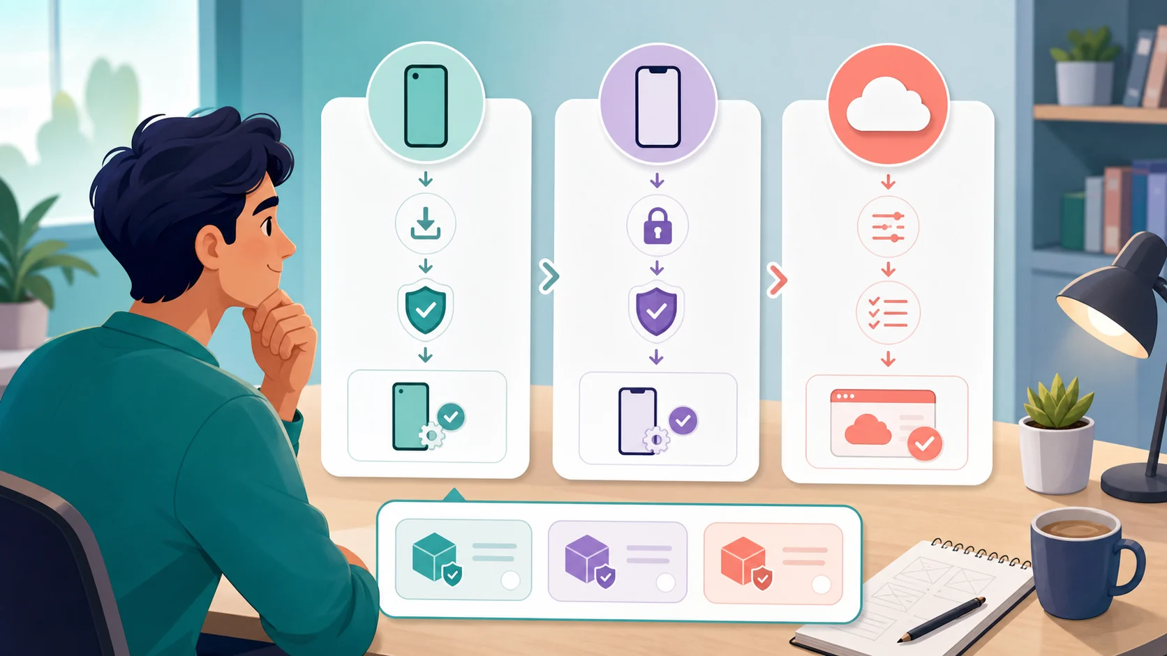 A device owner comparing KidsGuard Pro style Android, iOS, and iCloud monitoring paths