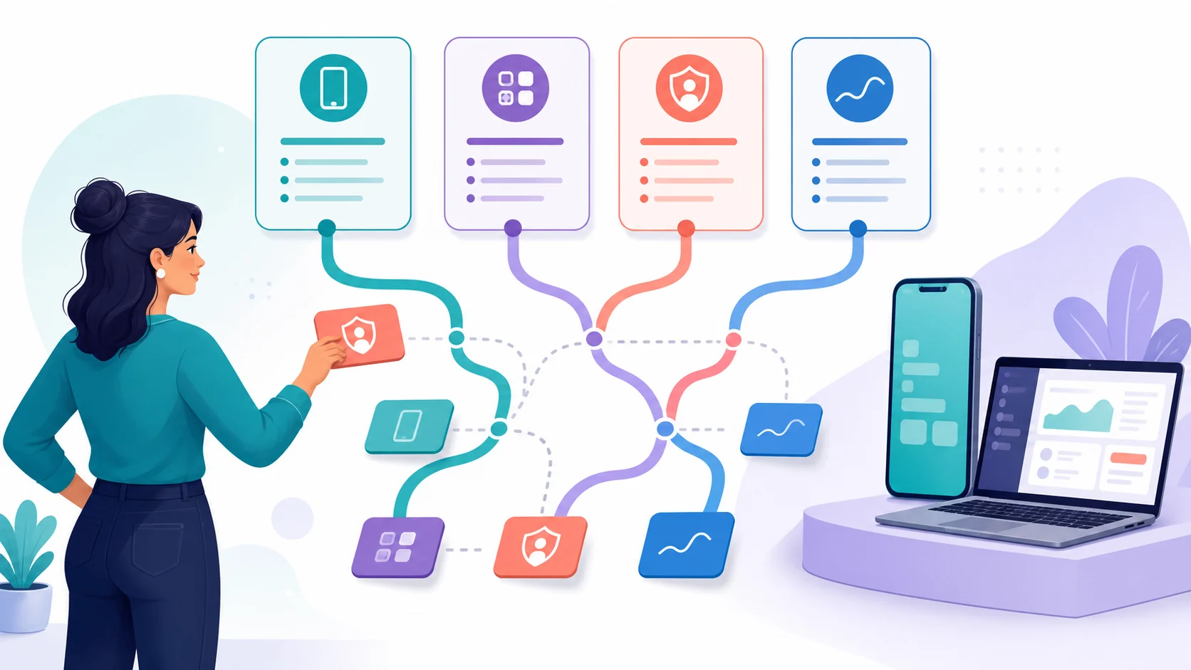 A buyer decision map for choosing a phone spy app by platform, feature, access, price, and risk