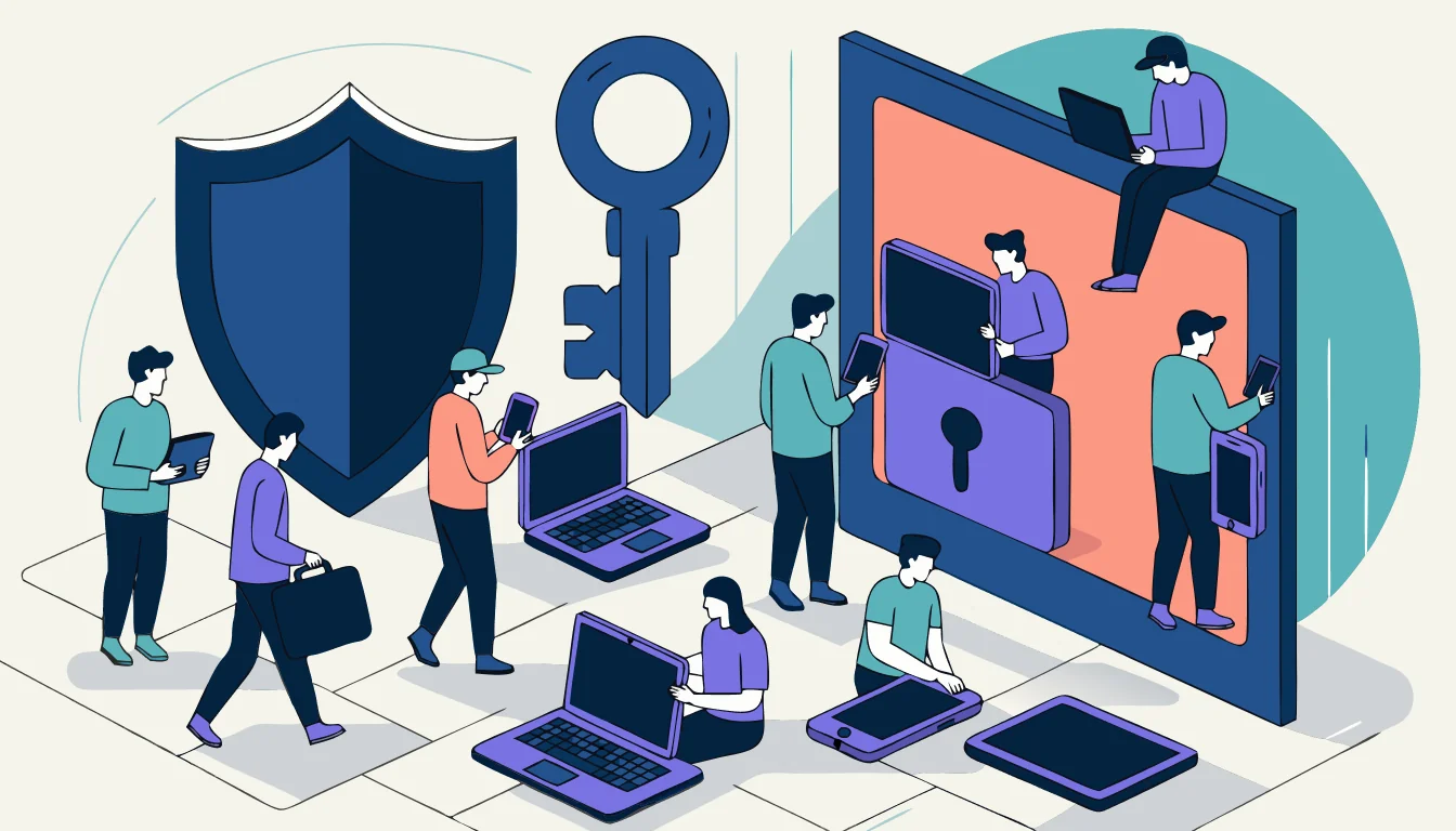 A parent separating Facebook account security, transparent controls, and authorized device monitoring.