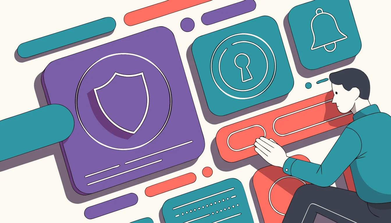 Facebook account security checks.