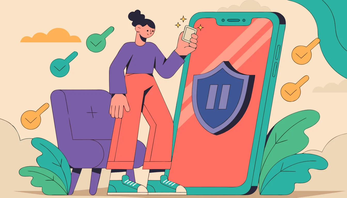 A Facebook account owner reviewing sessions, recovery, and two-factor security on a generic device.