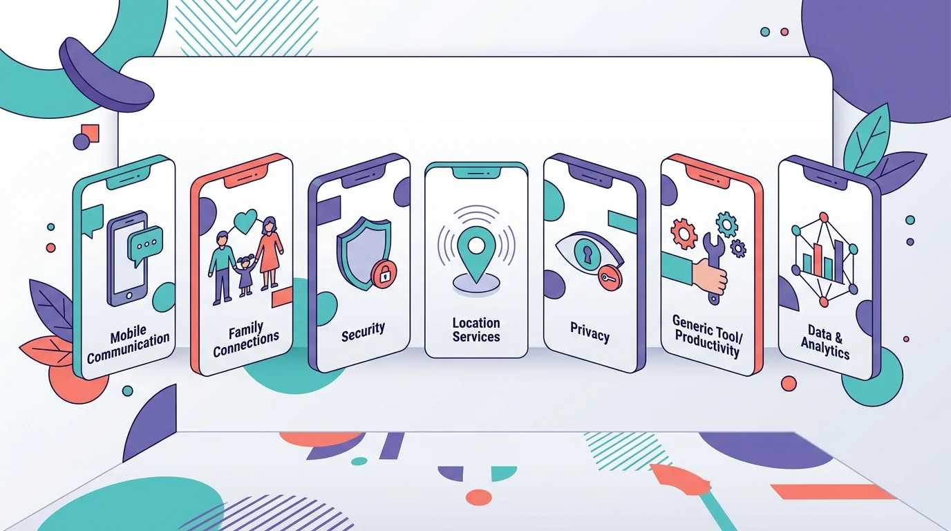 Monitoring options compared by privacy and access.