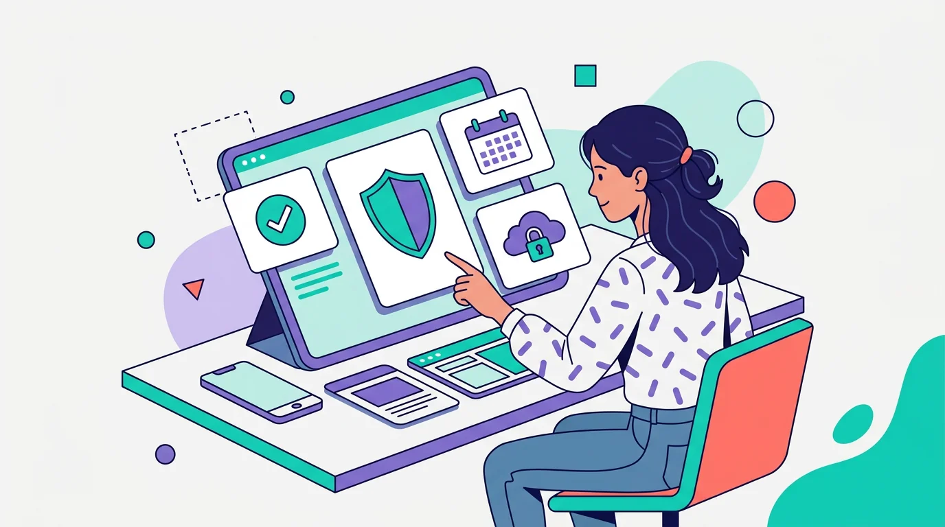 A person reviewing privacy and authorization checks before buying.