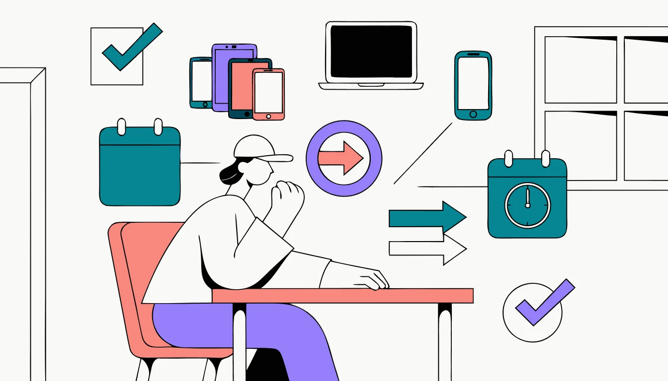 A buyer comparing dated subscription terms, device counts, renewal, and deletion choices.
