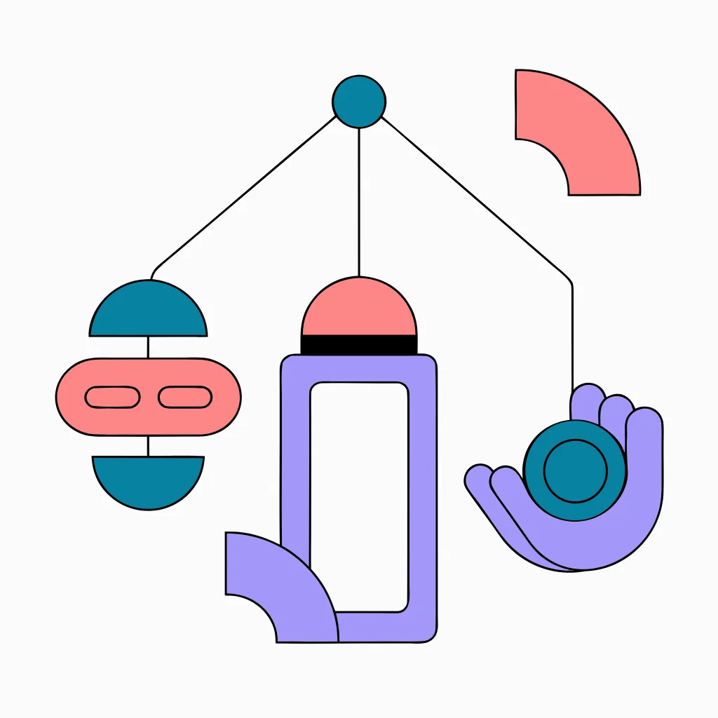 A calm three-branch decision board showing leave and seek help, preserve and secure, or consider a technical change.