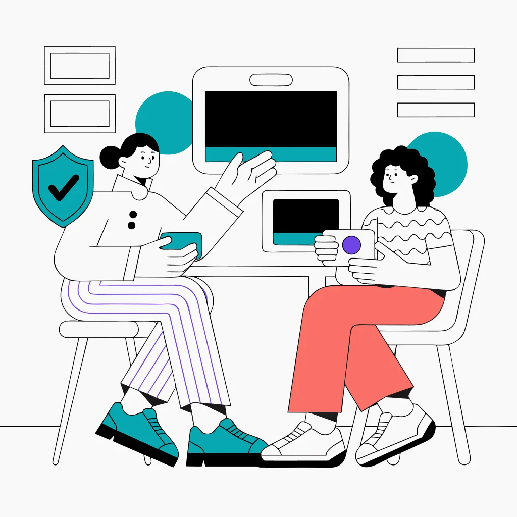 A specialist helping a person compare supported removal, factory reset, and replacement-device options.