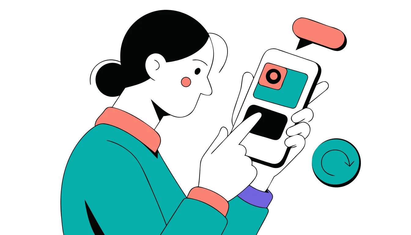 A balanced mobile account-security review showing alerts, device checks, recovery changes, and ordinary explanations.