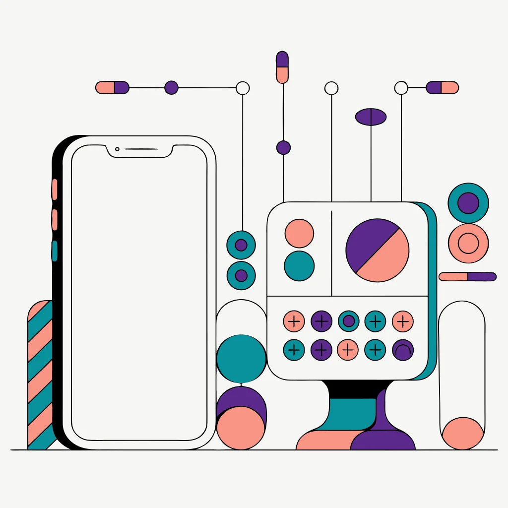 A generic Android phone beside a calm signal board separating stronger clues from common symptoms.