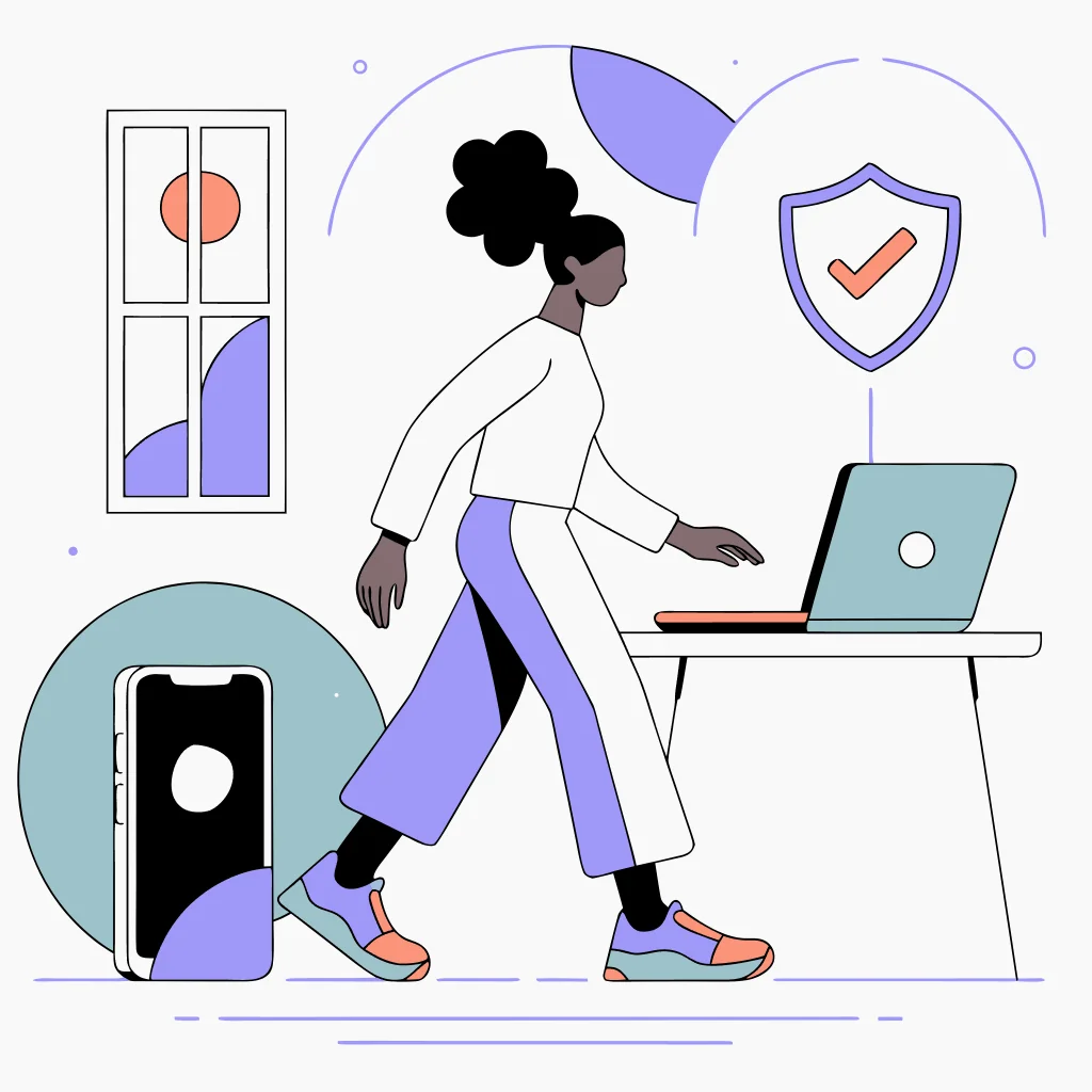 Protect research on a trusted device.