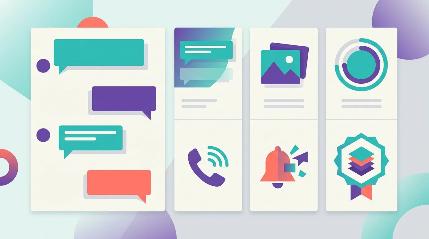 WhatsApp-only monitoring products represented by generic cards and icons.