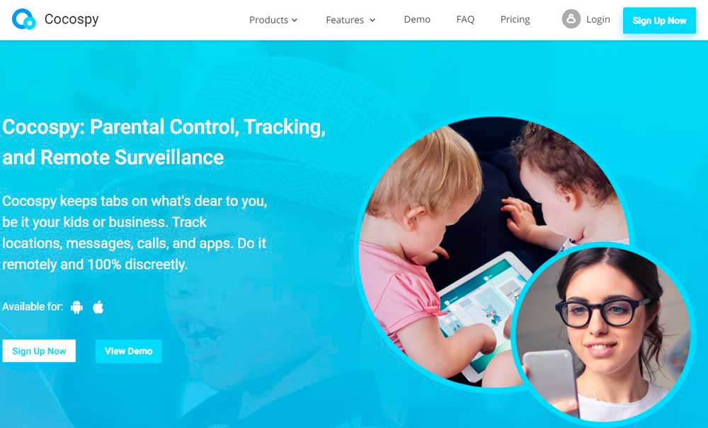 Cocospy to monitor kids